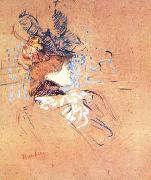  Henri  Toulouse-Lautrec Profile of a Woman Sweden oil painting artist